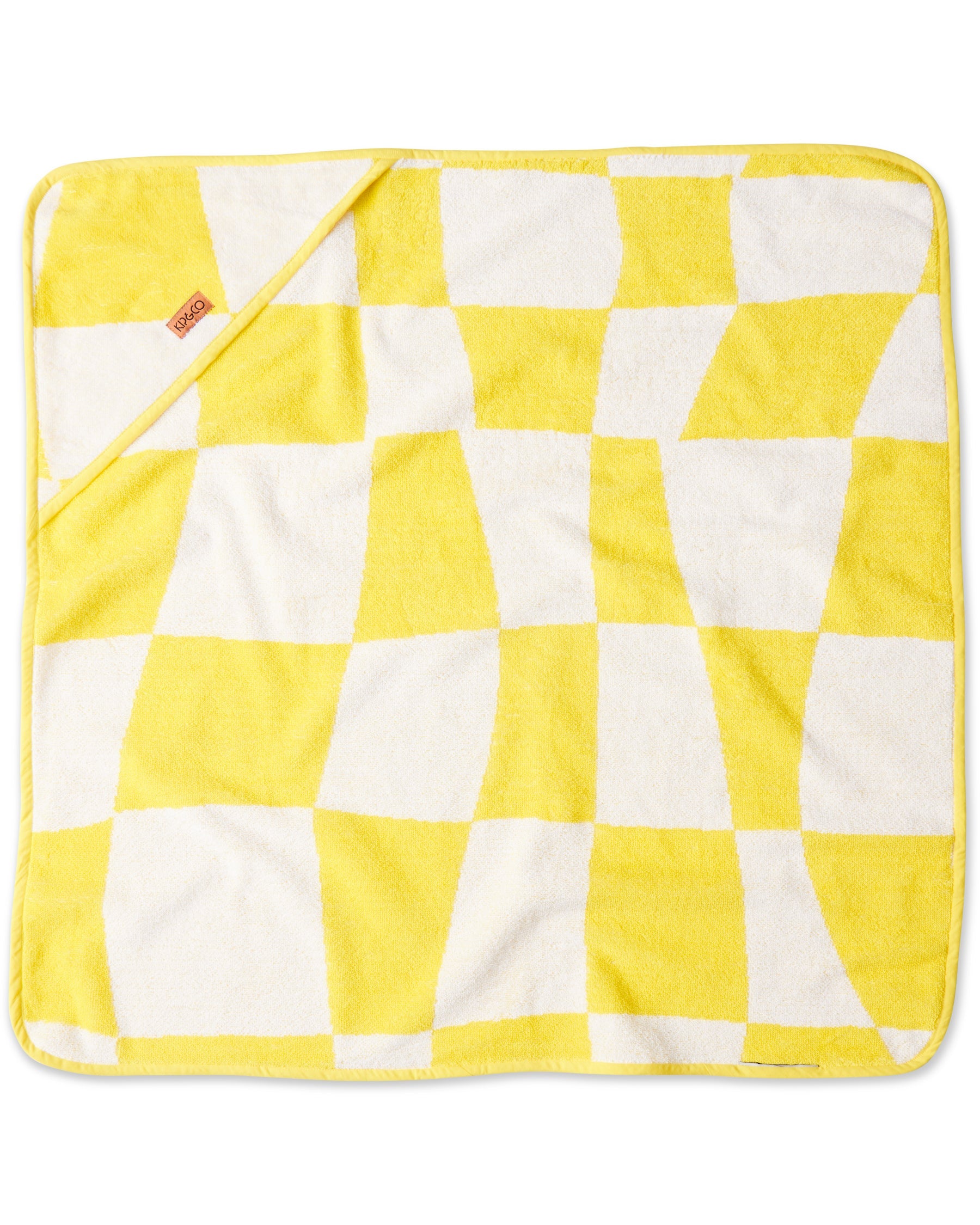 Checkerboard Yellow Terry Bath Towel – Kip&Co USA