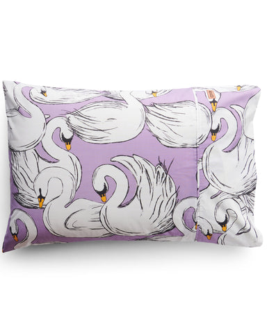 Swan Lake Organic Cotton Pillowcase