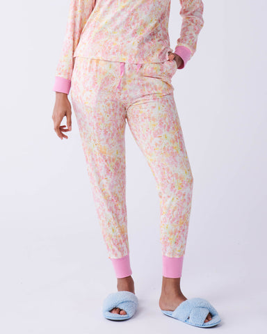 Budding Blossom Organic Cotton Slouch Pyjama Pants
