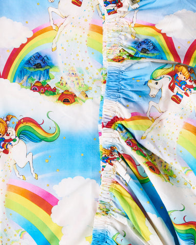 Kip&Co x Rainbow Brite Magic Sky Organic Cotton Baby Fitted Sheet