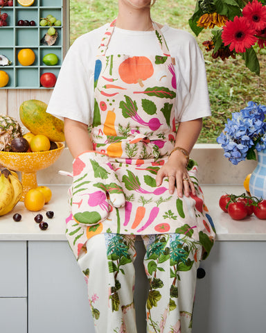 Kip&Co x Stephanie Alexander Stephanie's Harvest Linen Apron