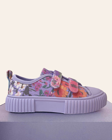 Piccolini x Kip&Co Forever Floral Lilac Low Top Sneaker