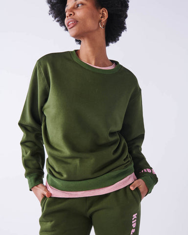 Moss Adult Organic Cotton Sweater