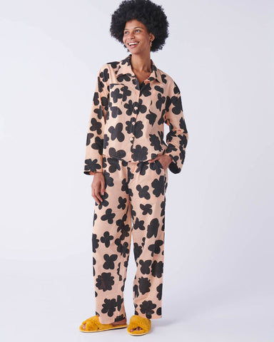 Flowerhead Organic Cotton Long Sleeve Shirt & Pant Pyjama Set