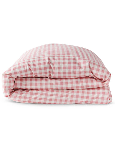 Gingham Candy Organic Cotton Quilt Cover (US)