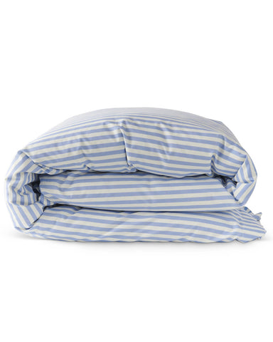 Seaside Stripe Organic Cotton Quilt Cover (US)