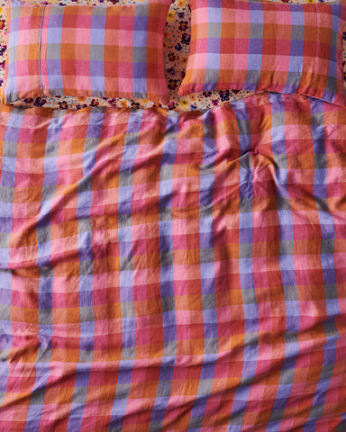 Tutti Frutti Linen European Pillowcases