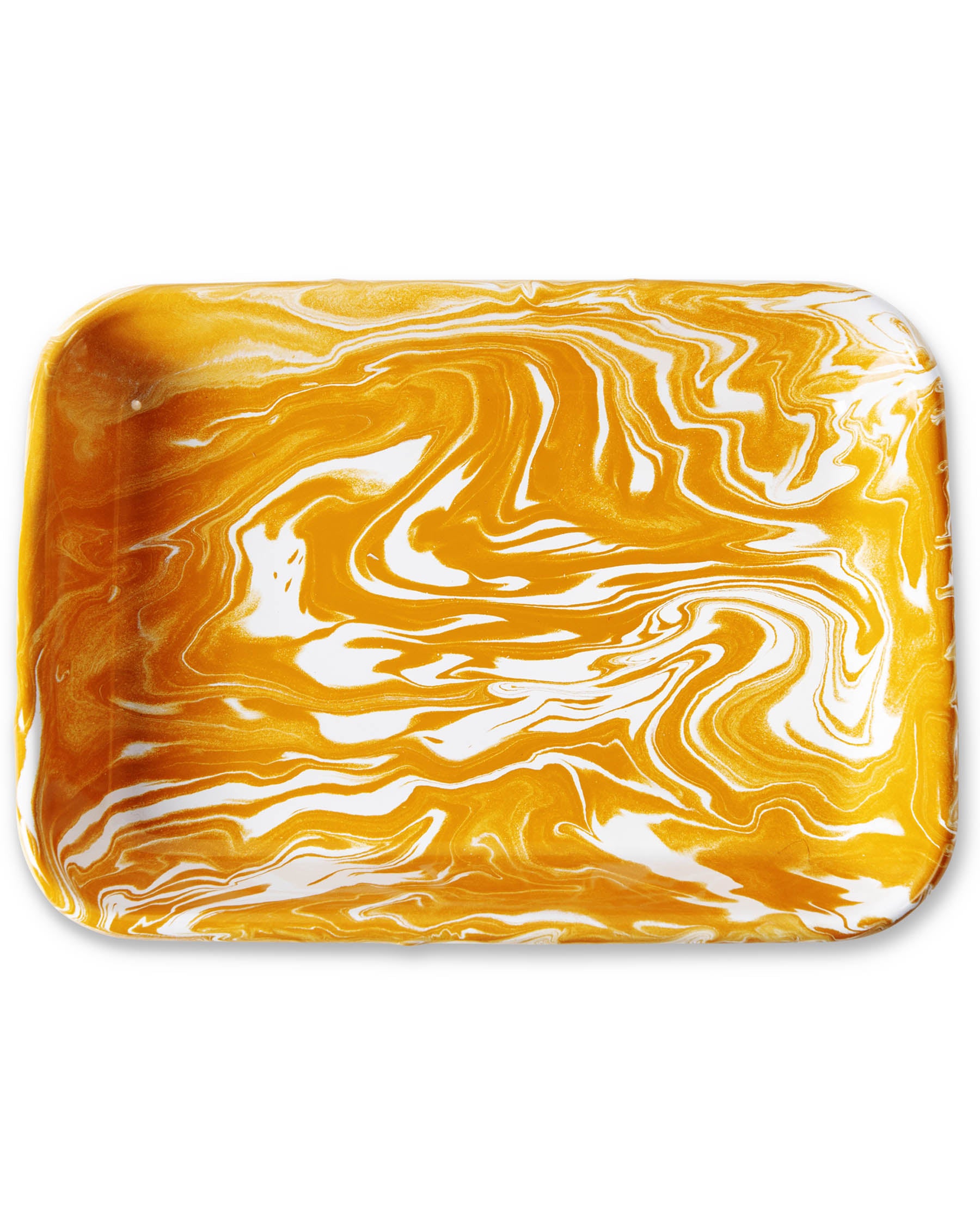 Golden Marble Enamel Plate 2P Set – Kip&Co USA