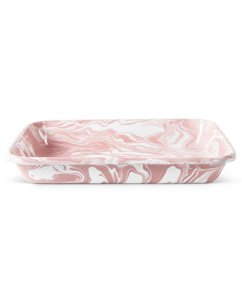 Green Marble Enamel Baking Dish