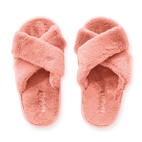 Blush Pink Kids Slippers