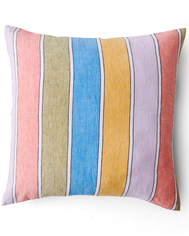 Majorca Stripe Woven Linen European Pillowcases