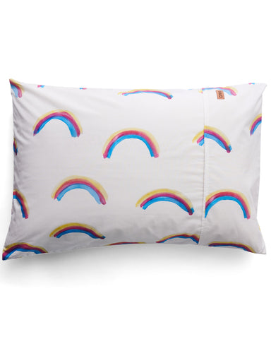 Rainbow Love Organic Cotton Pillowcase