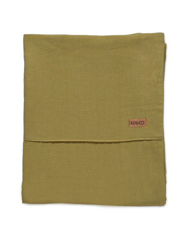 Olive Linen Flat Sheet (US)