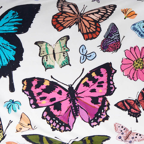 Butterfly Garden Cotton Baby Fitted Sheet