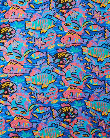 Kip&Co X Ken Done Tropical Fish Bamboo Swaddle
