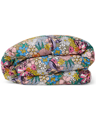 Bliss Floral Organic Cotton Quilt Cover (US)
