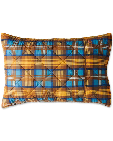 Cosy Tartan Organic Cotton Quilted Pillowcase