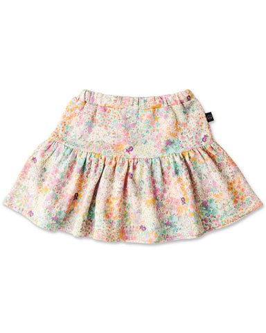 Little Bit Ditsy Organic Cotton Fleece Skirt