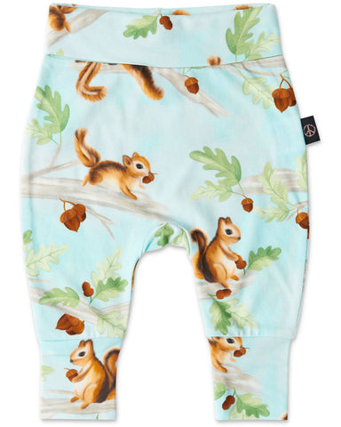 Squirrel Scurry Organic Drop Crotch Pant