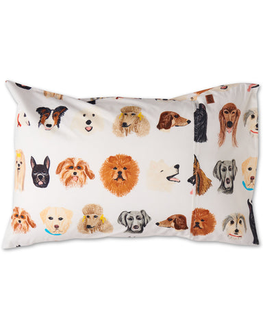 Dog Park Organic Cotton Pillowcase