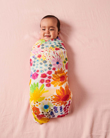 Field Of Dreams In Colour Bamboo Swaddle