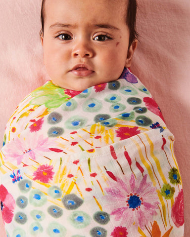 Field Of Dreams In Colour Bamboo Swaddle