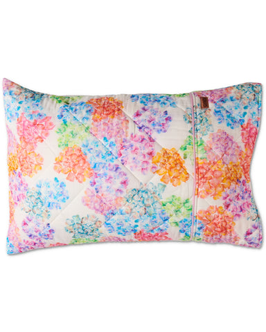 Hiding In The Hydrangeas Organic Cotton Quilted Pillowcases