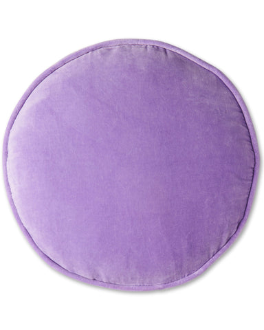 Lilac Velvet Pea Cushion