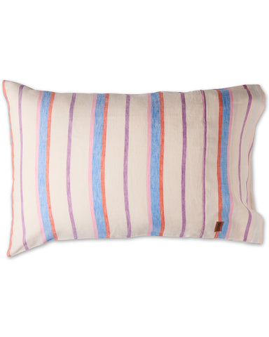 Maldives Stripe Linen Pillowcases