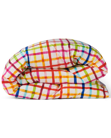 Picnic Check Organic Cotton Quilt Cover (US)