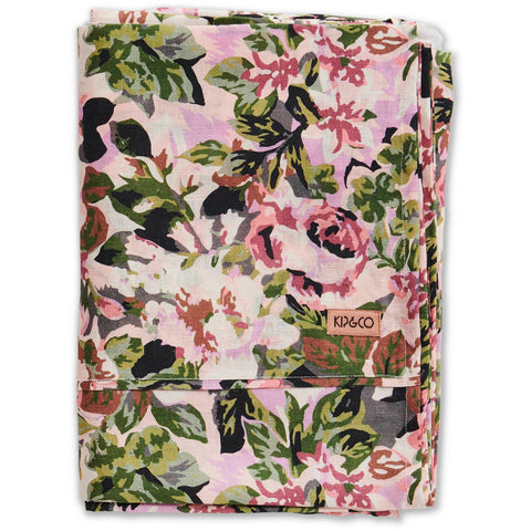 Garden Path Floral Linen Flat Sheet (US)