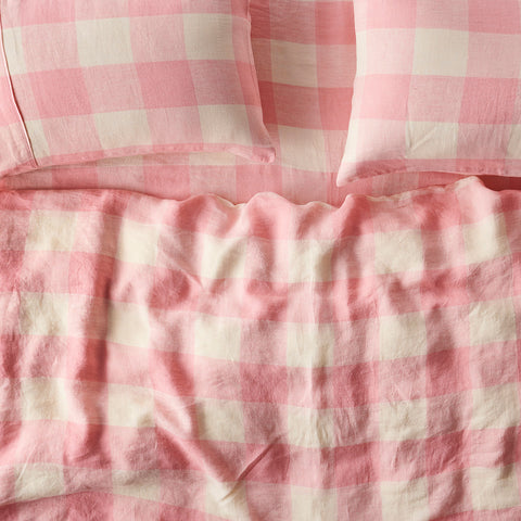Strawberries & Cream Linen Pillowcases (US)