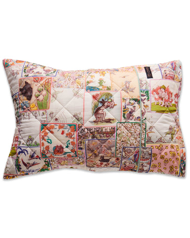Kip&Co x May Gibbs Patches For May Organic Cotton Quilted Pillowcase